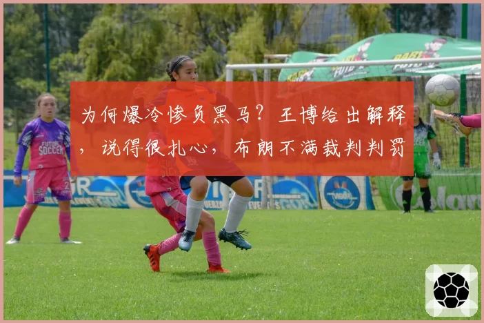 为何爆冷惨负黑马？王博给出解释，说得很扎心，布朗不满裁判判罚