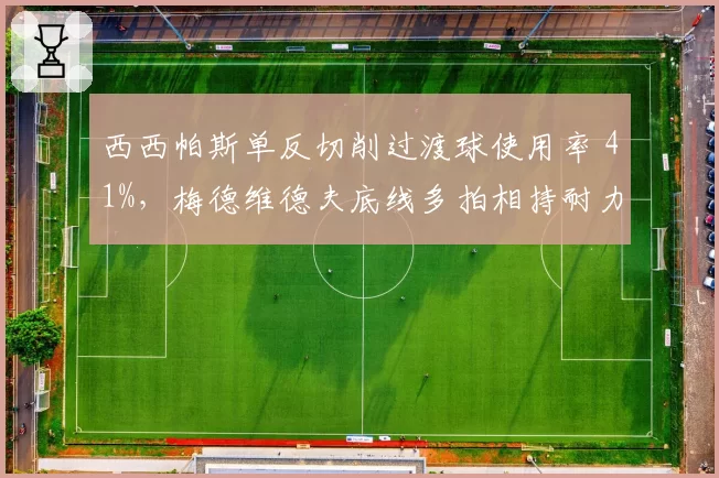 西西帕斯单反切削过渡球使用率 41%，梅德维德夫底线多拍相持耐力占优